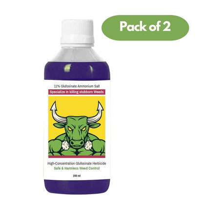 High-Concentration Glufosinate Herbicide All Crops,Organic (Pack of 2)