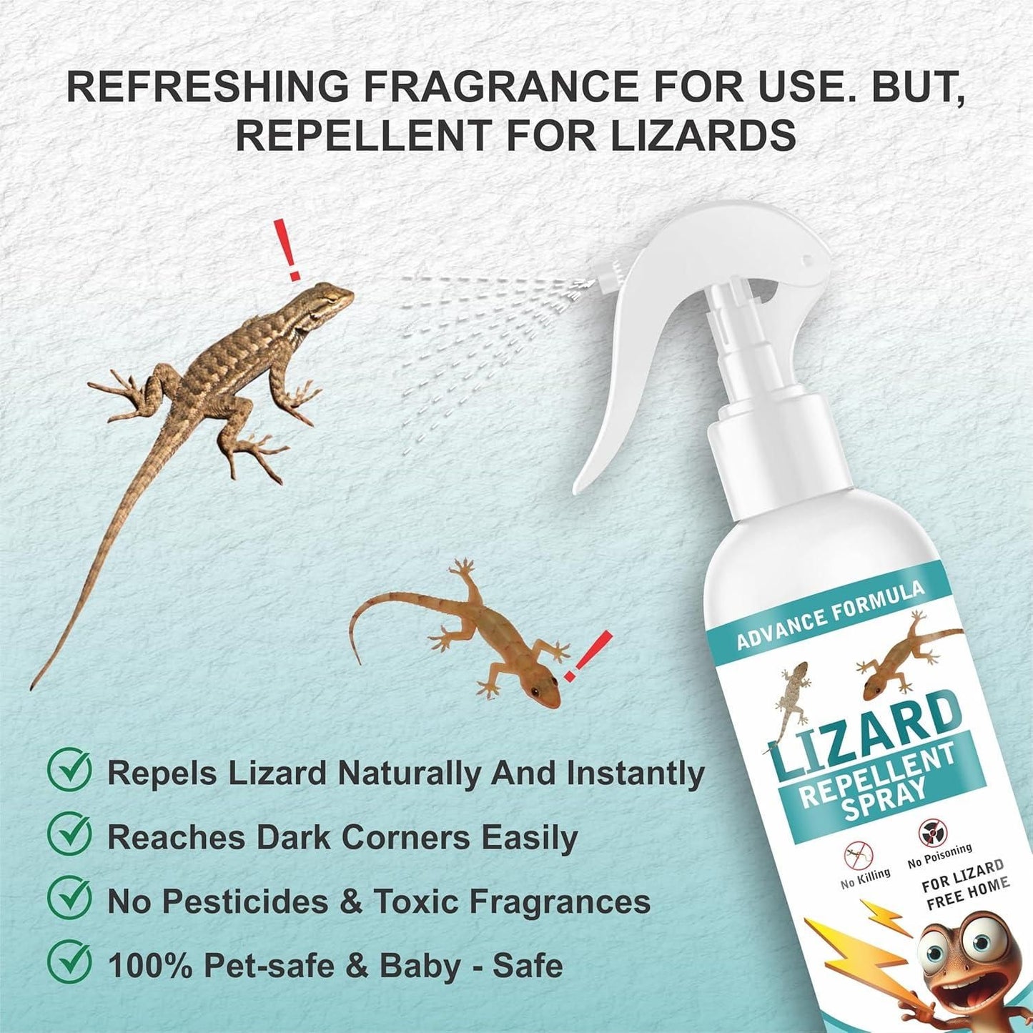 Lizard Repellent for Home Spray Pest Control 250ML: Buy 1 Get 1 Free