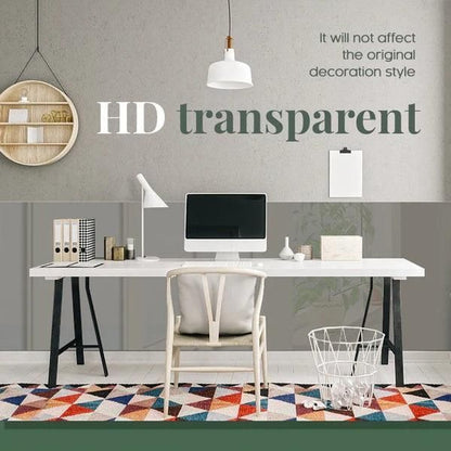 Self- Adhesive Transparent Electrostatic Wall Protection Film (2 Pack )