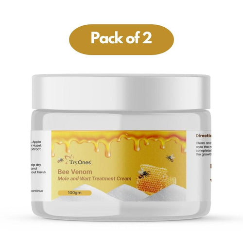 Bee Venom Mole and Wart Treatment Cream 200 gm Pack of 2