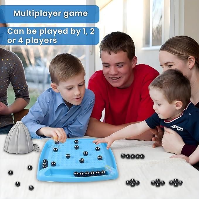 Magnetic Battle Chess Game with 20 Steel Balls