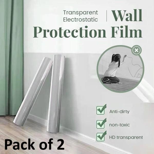 Self- Adhesive Transparent Electrostatic Wall Protection Film (2 Pack )