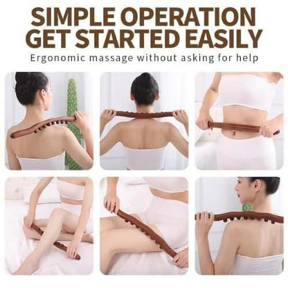 Muscle Therapy Wooden Massage Stick
