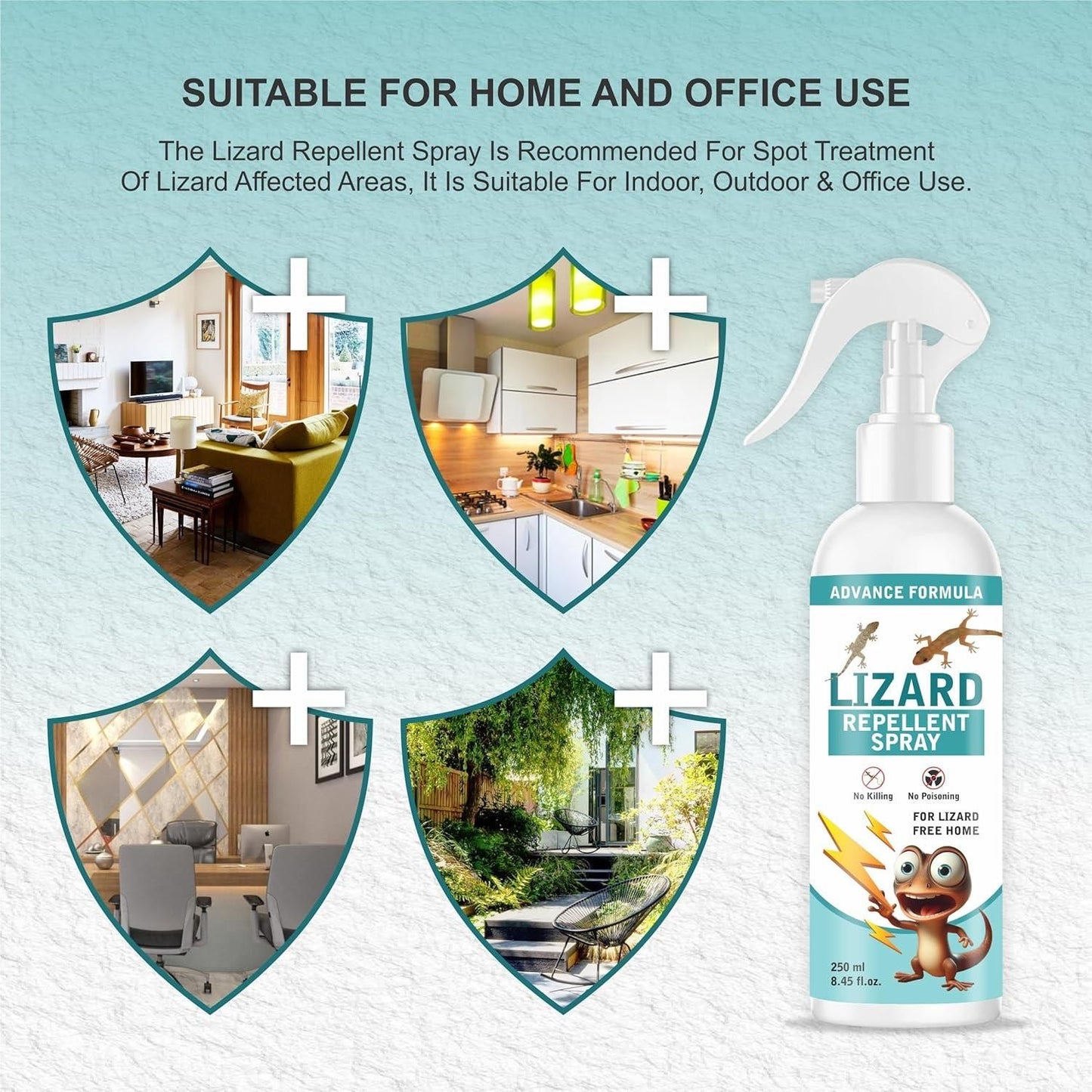 Lizard Repellent for Home Spray Pest Control 250ML: Buy 1 Get 1 Free