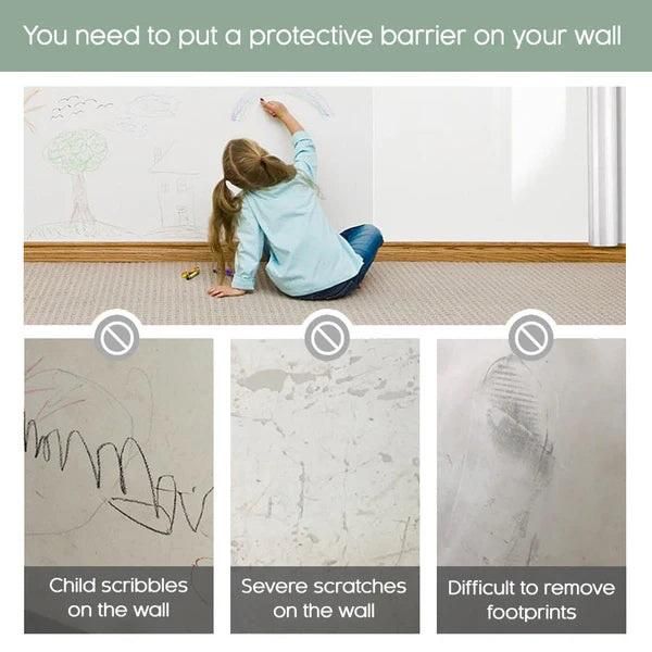 Self- Adhesive Transparent Electrostatic Wall Protection Film (2 Pack )