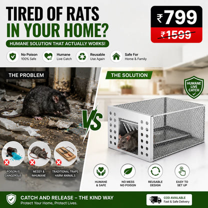 Humane Live Catch & Release Mouse Trap.