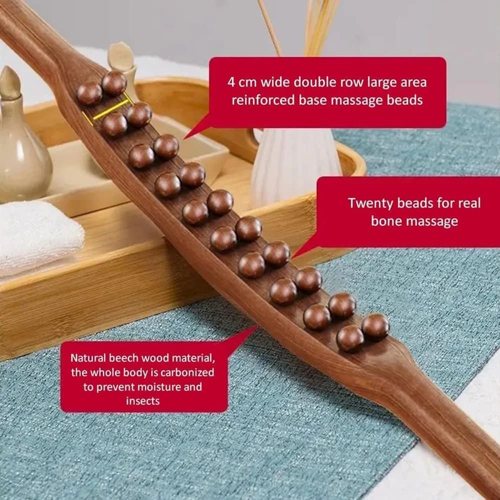 Muscle Therapy Wooden Massage Stick